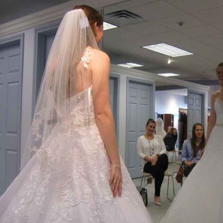 Any brides NOT wearing a cathedral veil?