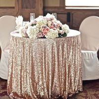 Finally found affordable SEQUIN tablecloths to buy!!