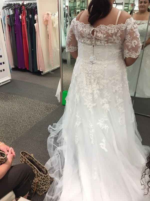 I said yes to the dress today!