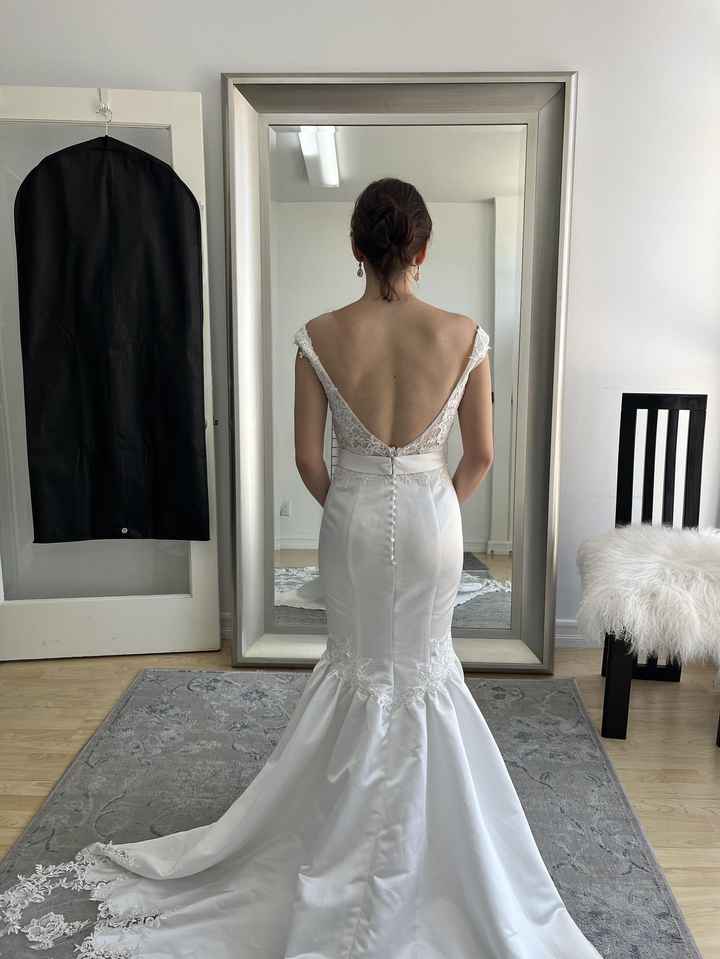 Opinions needed- is it weird to have a floor length veil with my custom dress? - 2