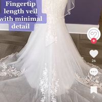 Opinions needed- is it weird to have a floor length veil with my custom dress? - 6