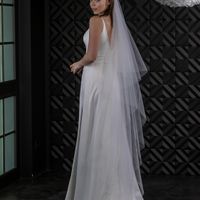 Opinions needed- is it weird to have a floor length veil with my custom dress? - 9