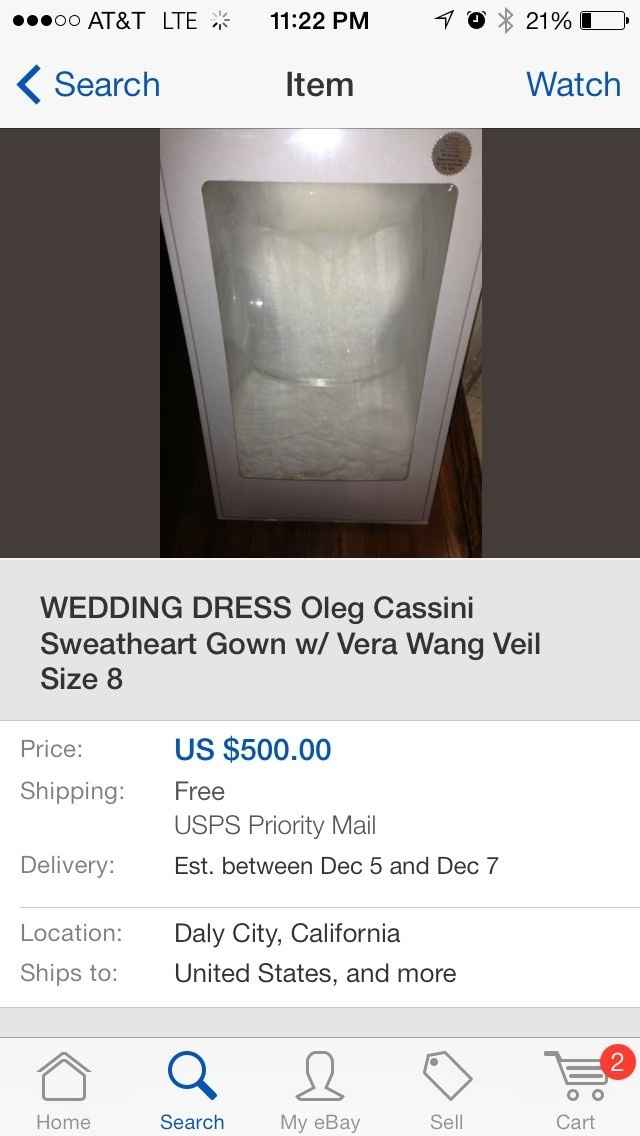 *SAD* My dream dress is no longer available