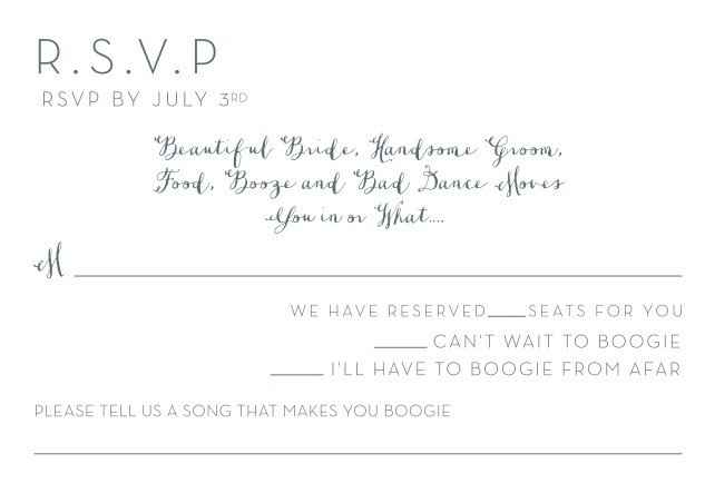HELP Wording RSVP