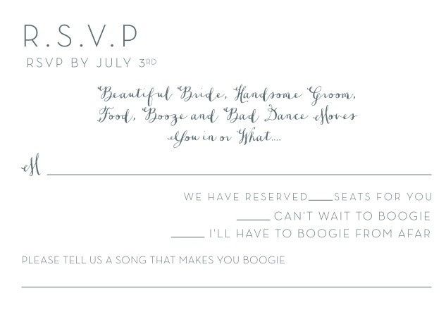 HELP Wording RSVP