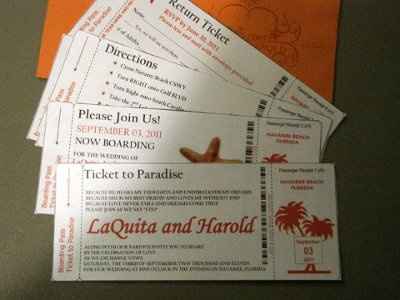 DIY Wedding invitations