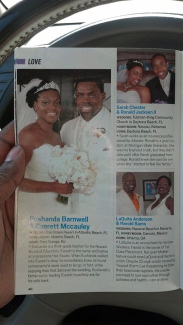 I am in a magazine