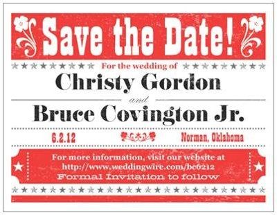 SAVE THE DATE (PICS) show me yours