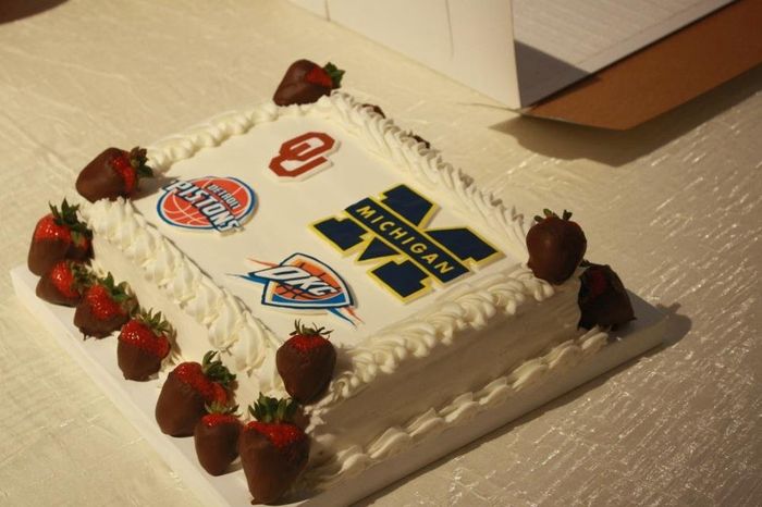 Are you doing a groom's cake?