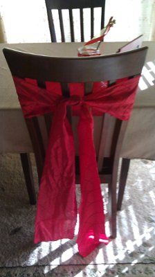 Chair sash?