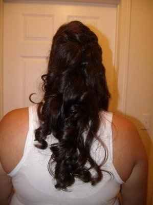 WEDDING HAIR? How are you doing your hair the day of?