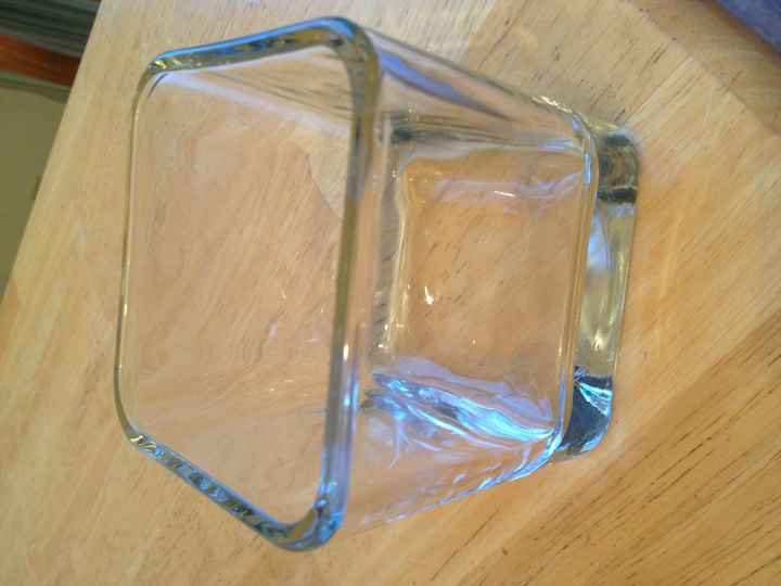 Square Glass Vases