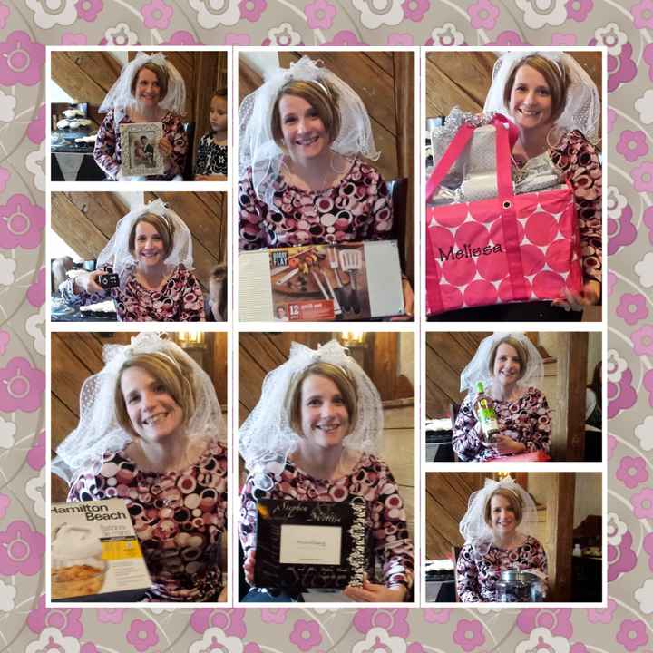 Had my bridal shower today (pics)