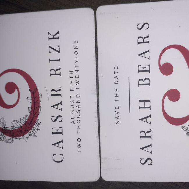 Save the dates came in!! - 3