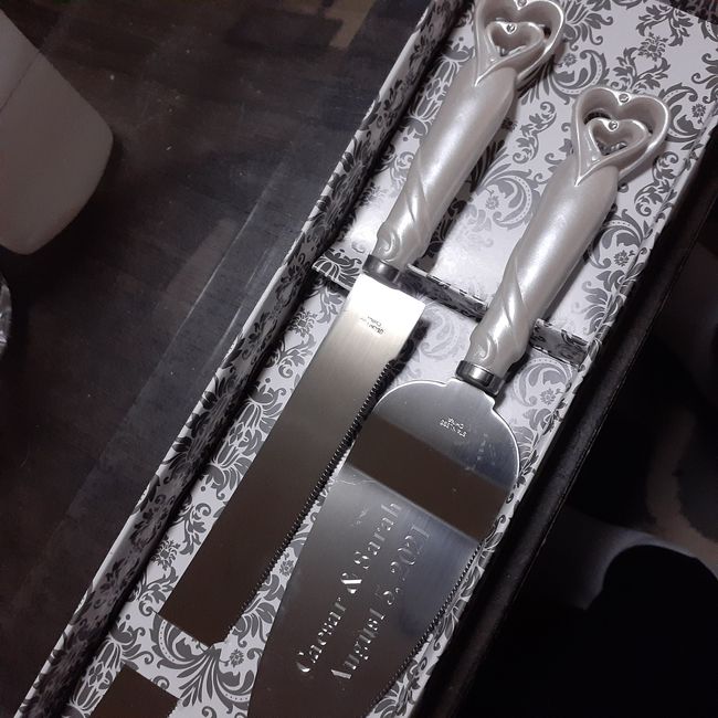 Cake knife and server from godmother - 1