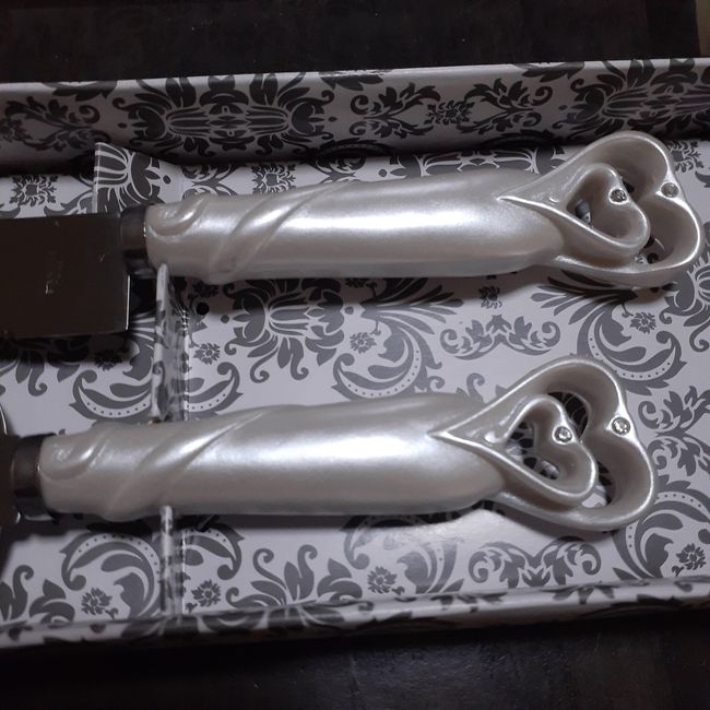 Cake knife and server from godmother - 3
