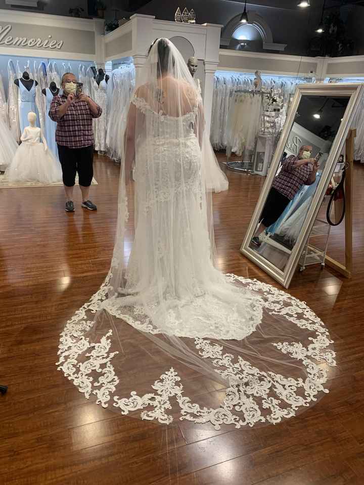 Dress shopping round 2..  I said Yes!!! 2