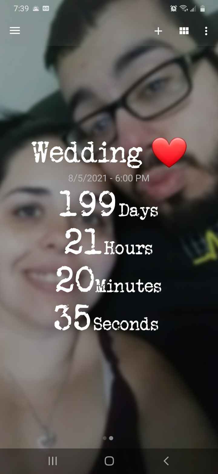How many days until your wedding? 1