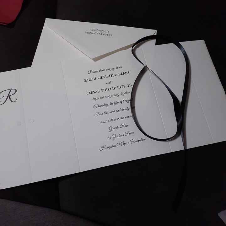 Invitations came in ❤❤ - 2