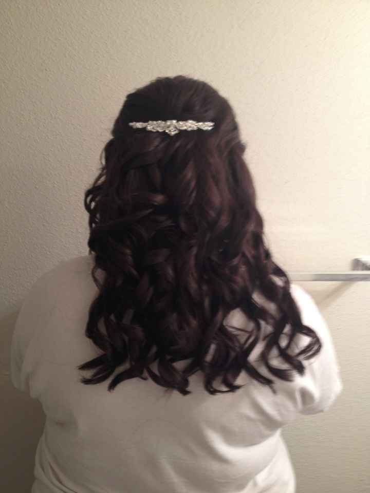 Had a beautiful shower and I have trial pics!