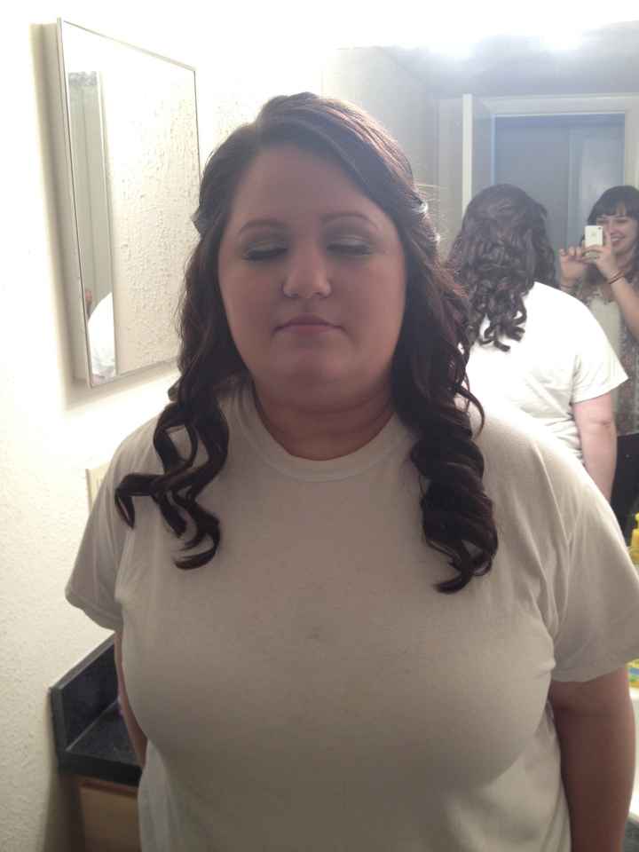 Had a beautiful shower and I have trial pics!