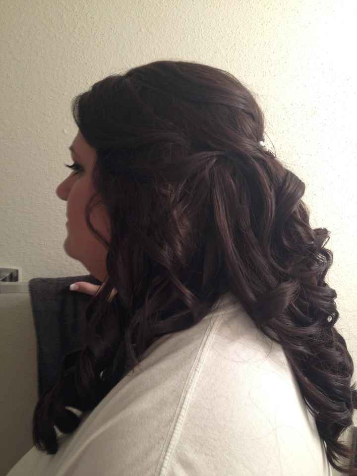 Had a beautiful shower and I have trial pics!