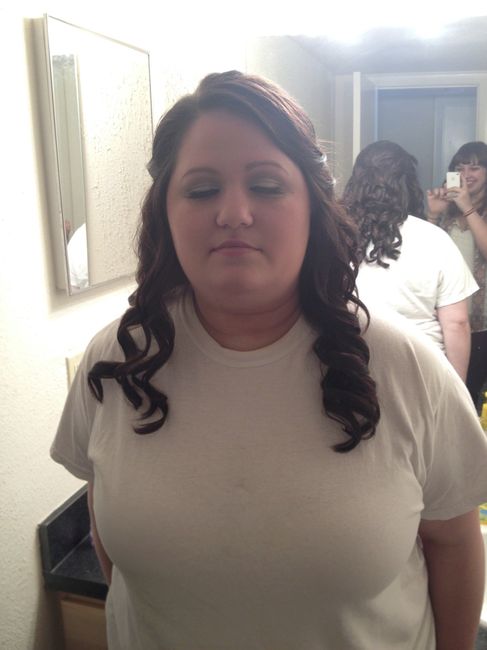 Had a beautiful shower and I have trial pics!