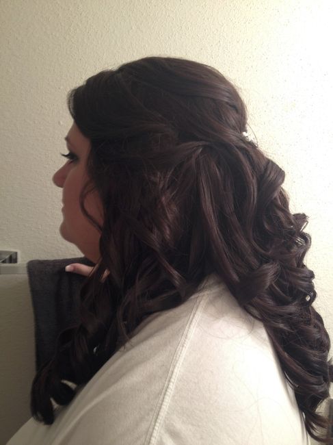 Had a beautiful shower and I have trial pics!