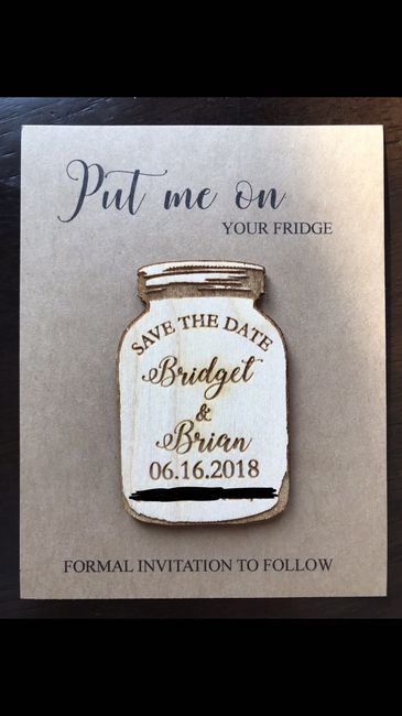  Let’s see those save the dates! - 1