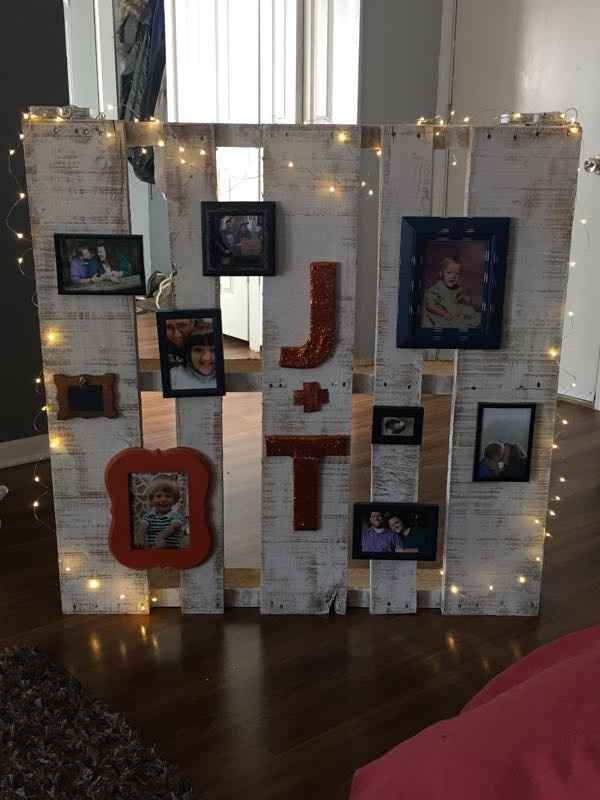 family picture display ideas..