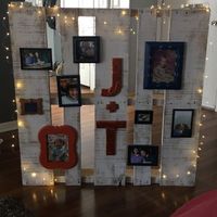 family picture display ideas..