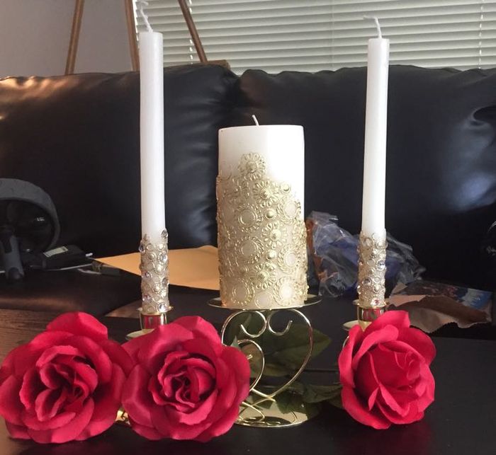 Unity candles for outdoor ceremony 1