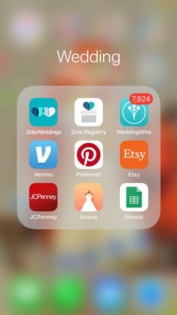 Help with wedding wire app - 1