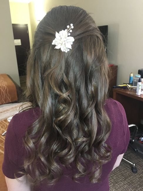 Wedding Day Hair! 5