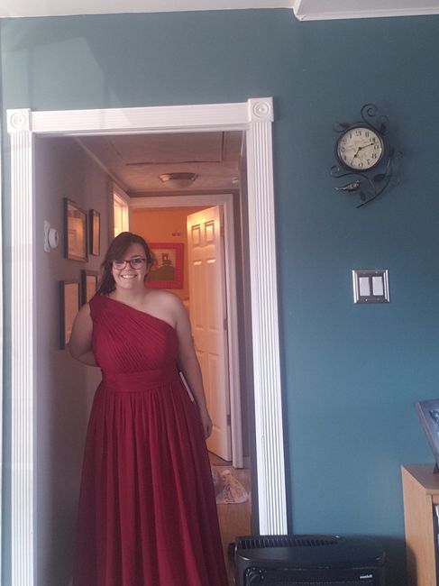 Show me your azazie burgundy bridesmaid dresses! 2