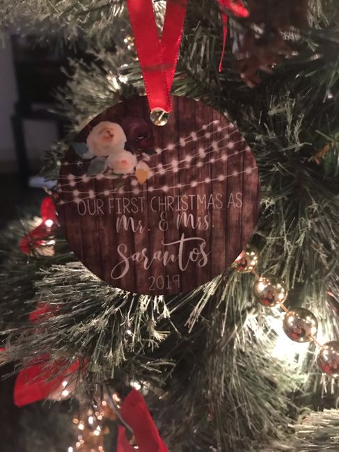 Christmas time! Special engagement or wedding or honeymoon ornaments? 4