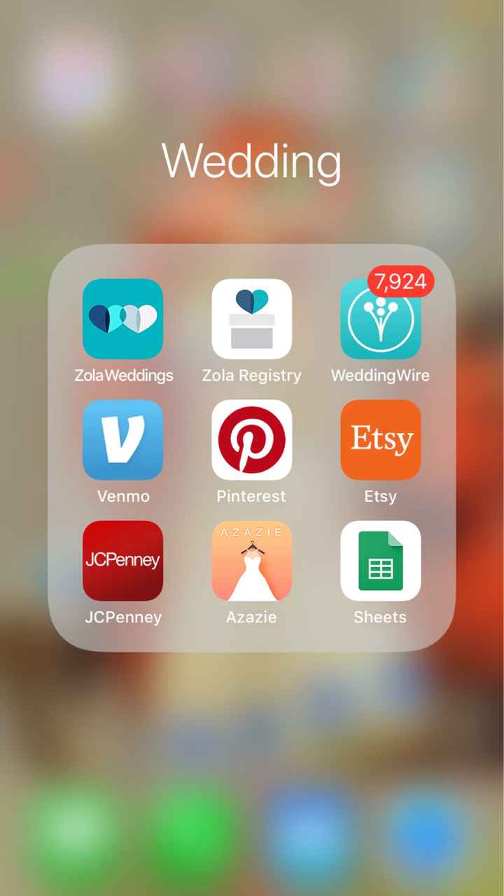 Help with wedding wire app - 1