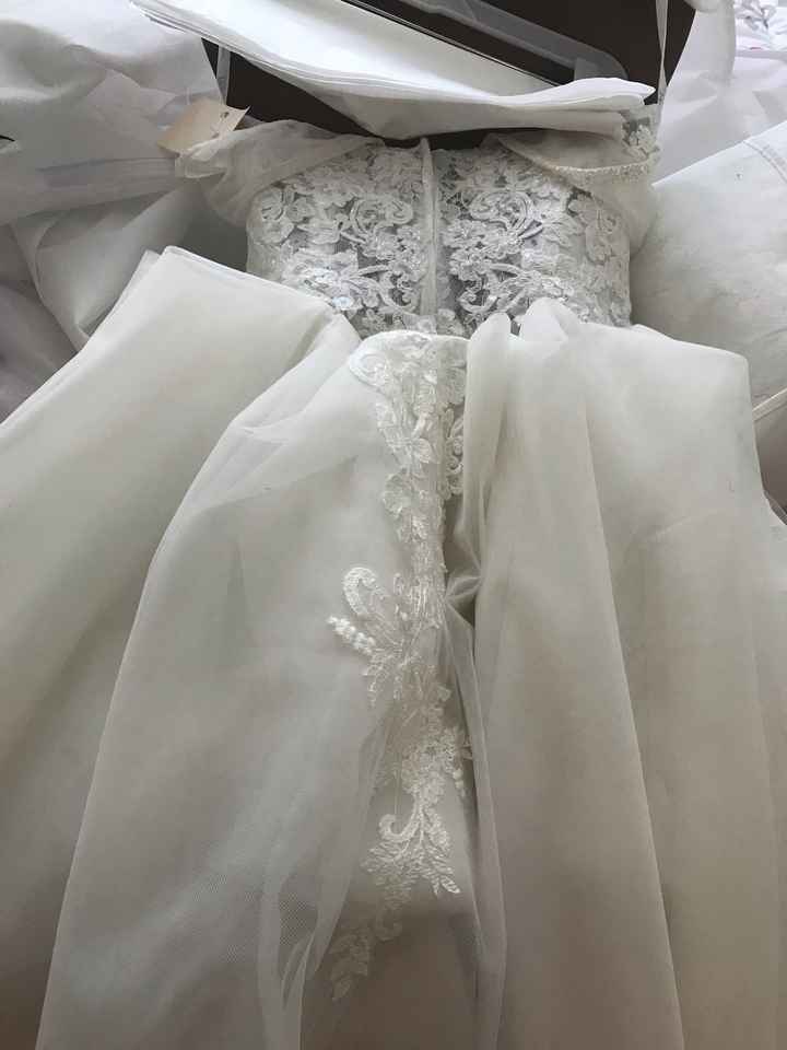 Bustle Tulle Wedding Dress