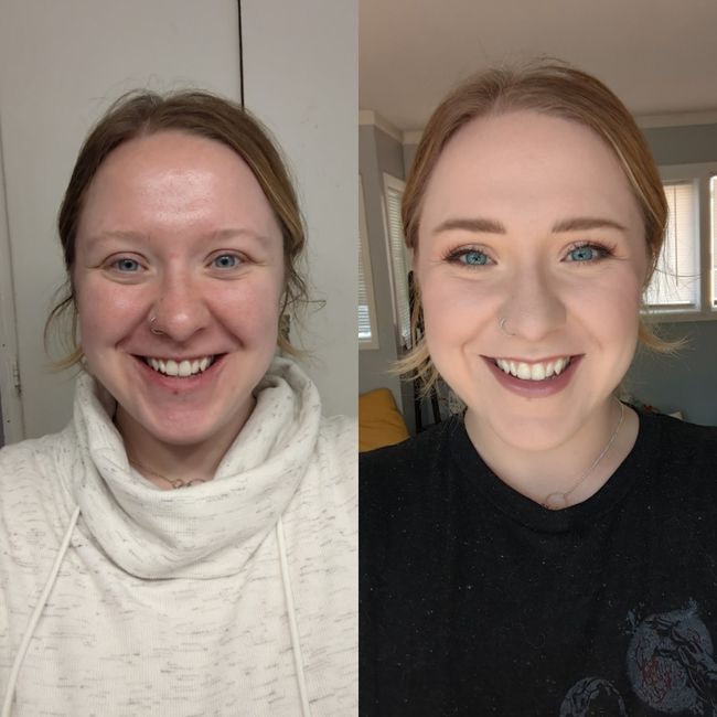 Did my own makeup trial! 1