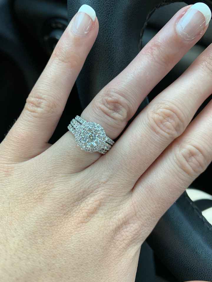 i got my wedding band! Show me your beautiful rings! - 1