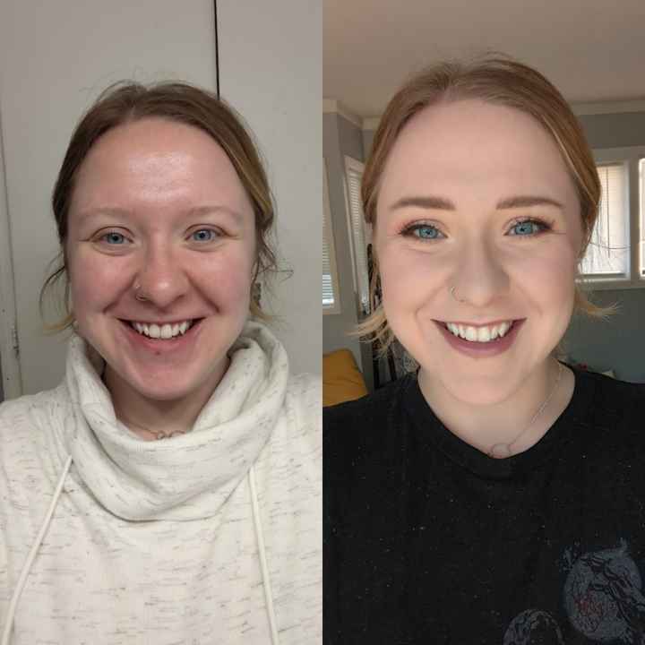 Did my own makeup trial! - 1