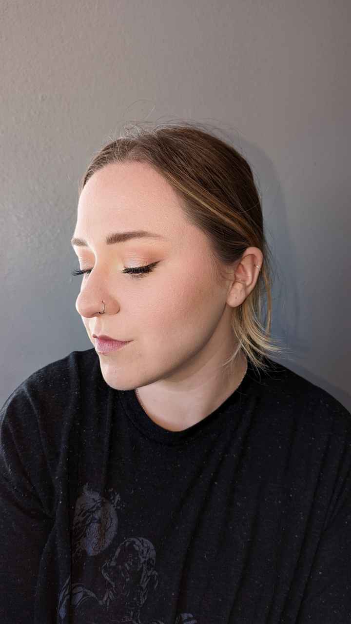 Did my own makeup trial! - 2