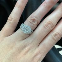 i got my wedding band! Show me your beautiful rings! - 1