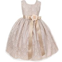 Mini bride dress for flower girl