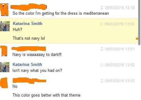 How do i tell my Bridesmaid to return her dress? *update on page 3*