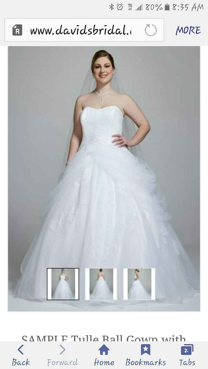 2 wedding dresses