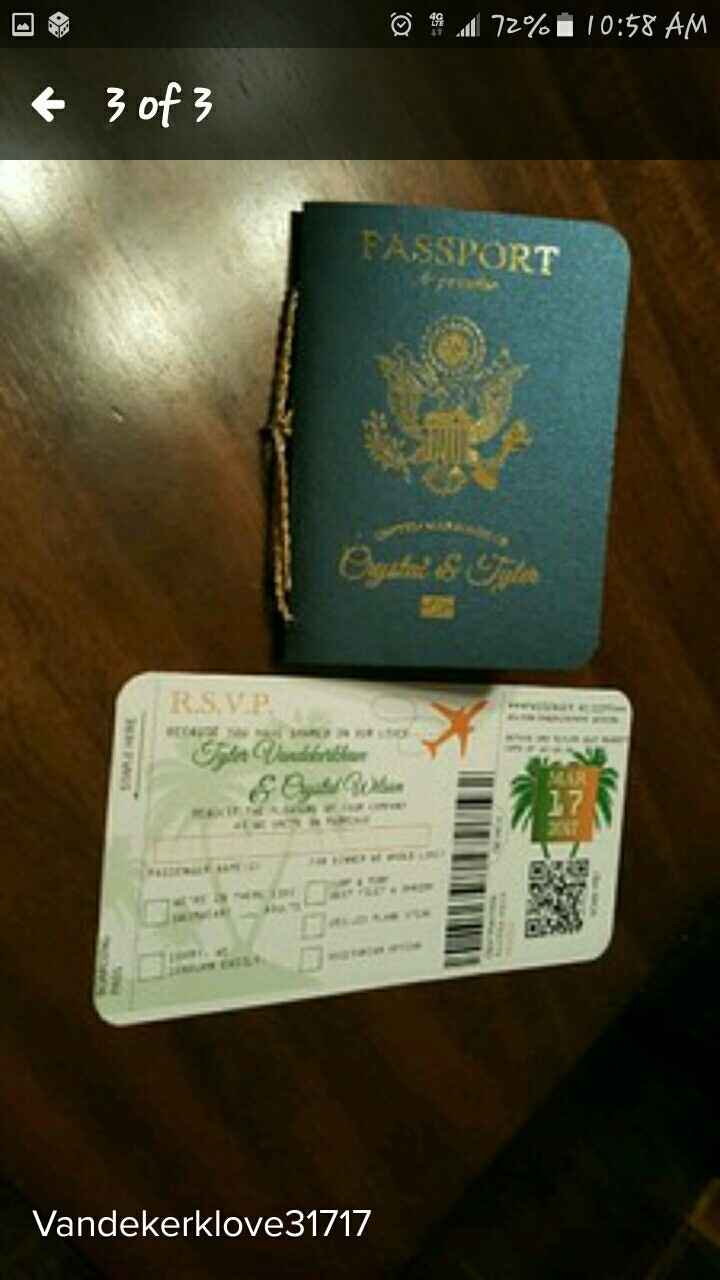 What do your wedding invitations look like?