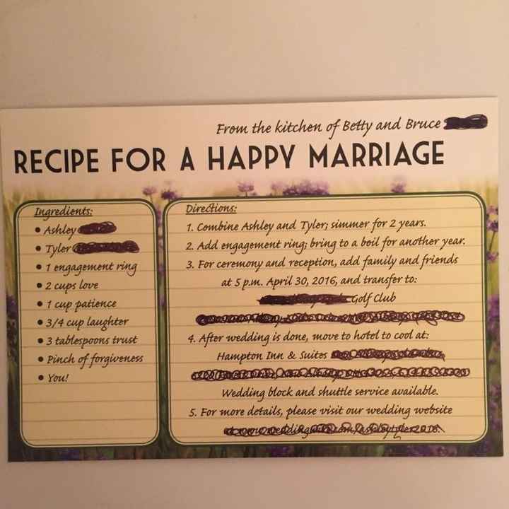 DIY Invites sent today!