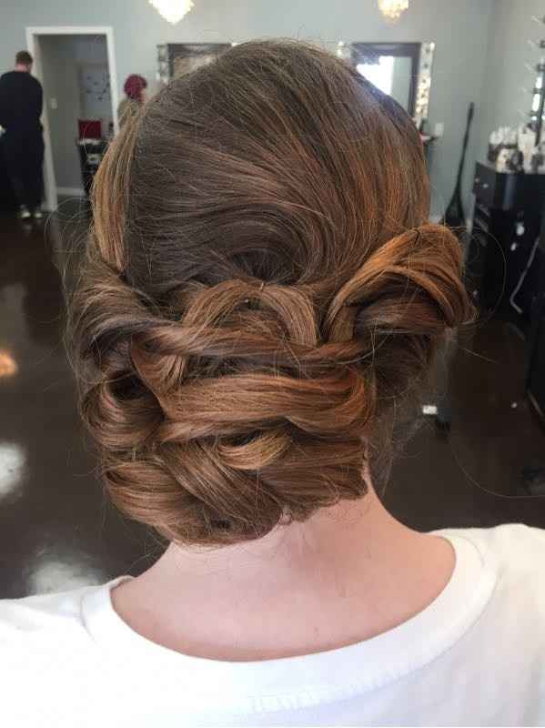 Hair and makeup trial pics!