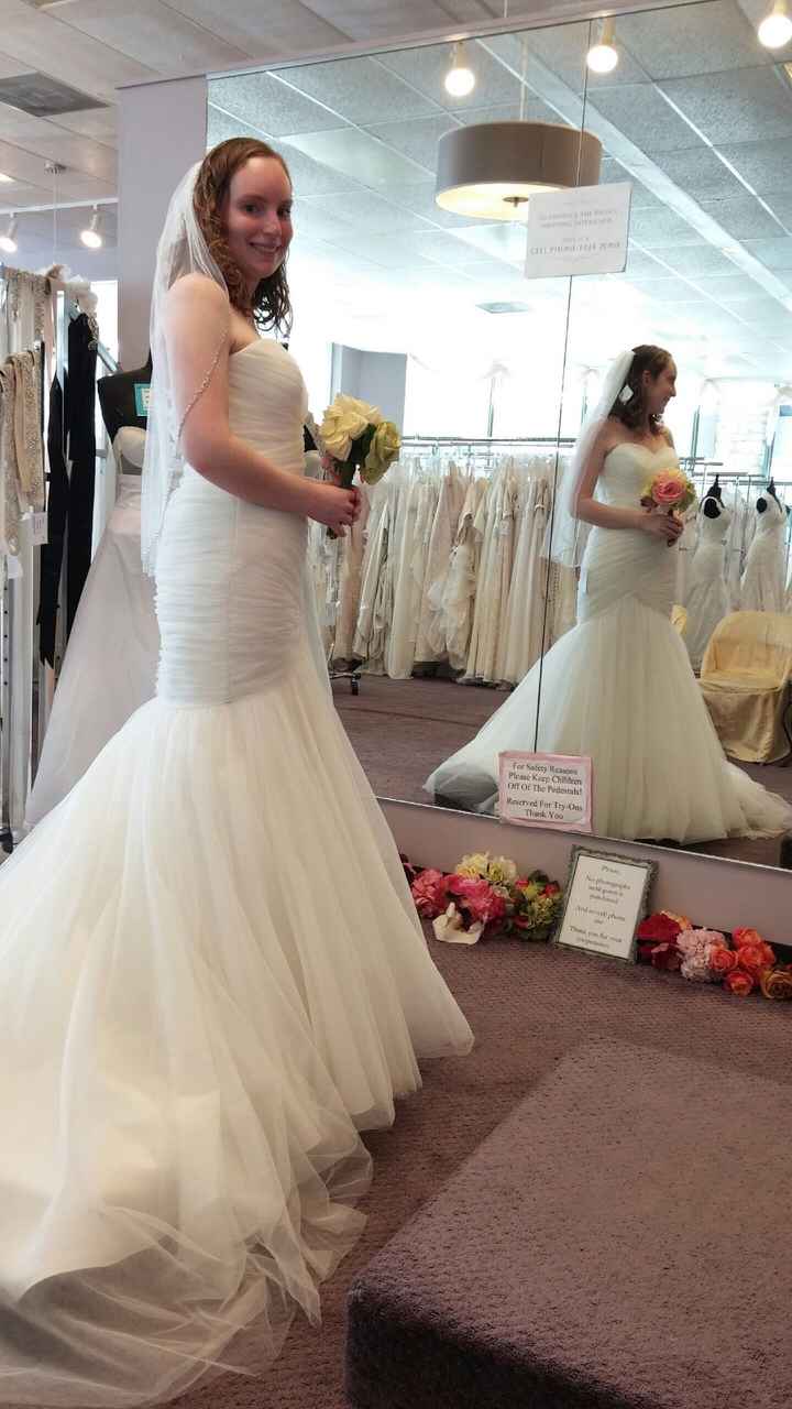 My dress is here!! cathedral veil?